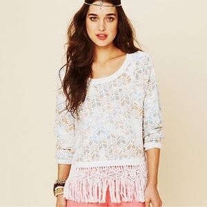 Free People Follow the Fringe Pullover Sweater!